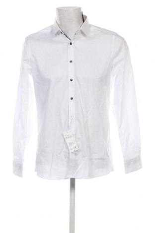 Ανδρικό πουκάμισο Olymp, Μέγεθος M, Χρώμα Λευκό, Τιμή 38,35 €