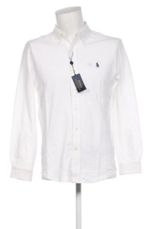 Męska koszula Polo By Ralph Lauren, Rozmiar M, Kolor Biały, Cena 583,74 zł