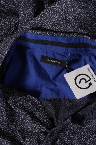 Herrenhemd Portonova, Größe M, Farbe Blau, Preis 6,05 €