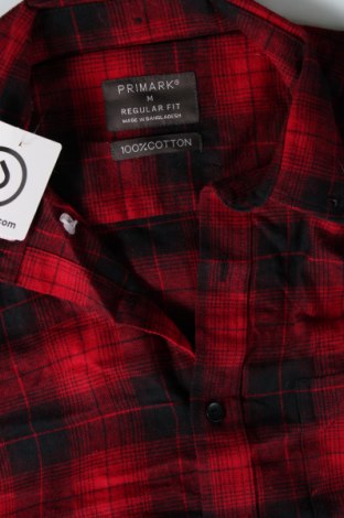 Ανδρικό πουκάμισο Primark, Μέγεθος M, Χρώμα Κόκκινο, Τιμή 3,95 €