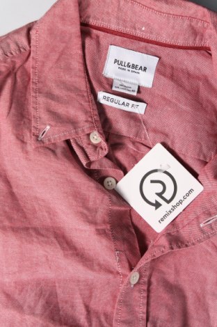 Ανδρικό πουκάμισο Pull&Bear, Μέγεθος L, Χρώμα Κόκκινο, Τιμή 17,94 €