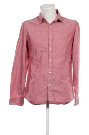 Ανδρικό πουκάμισο Pull&Bear, Μέγεθος L, Χρώμα Κόκκινο, Τιμή 10,76 €