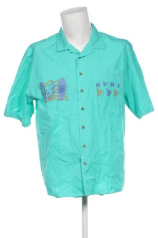 Мъжка риза Quiksilver, Размер L, Цвят Зелен, Цена 46,20 лв.