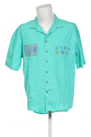 Ανδρικό πουκάμισο Quiksilver, Μέγεθος L, Χρώμα Πράσινο, Τιμή 13,89 €