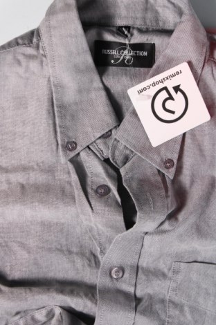 Ανδρικό πουκάμισο Russell Collection, Μέγεθος L, Χρώμα Γκρί, Τιμή 3,23 €