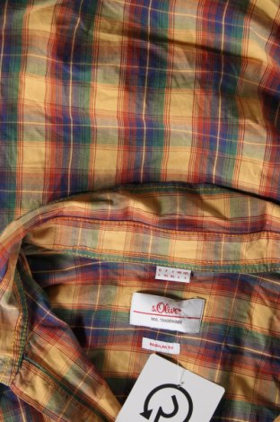 Ανδρικό πουκάμισο S.Oliver, Μέγεθος L, Χρώμα Πολύχρωμο, Τιμή 21,03 €