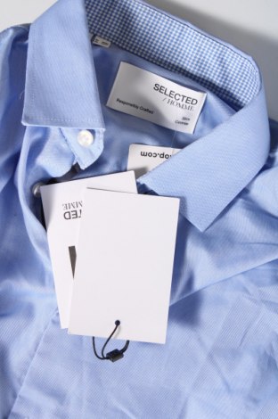 Herrenhemd Selected Homme, Größe M, Farbe Blau, Preis 47,94 €