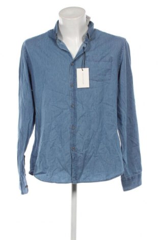 Ανδρικό πουκάμισο Sondag & Sons, Μέγεθος L, Χρώμα Μπλέ, Τιμή 14,23 €