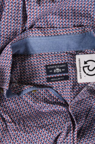Ανδρικό πουκάμισο State Of Art, Μέγεθος M, Χρώμα Πολύχρωμο, Τιμή 17,01 €