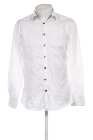 Ανδρικό πουκάμισο Stones, Μέγεθος M, Χρώμα Λευκό, Τιμή 17,44 €