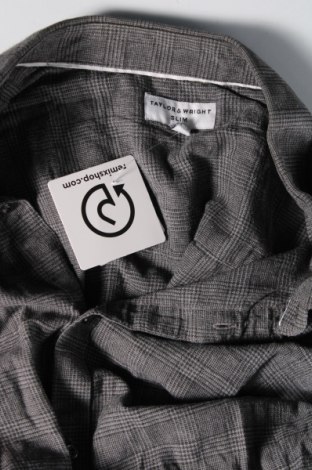 Herrenhemd Taylor & Wright, Größe XXL, Farbe Grau, Preis 5,25 €