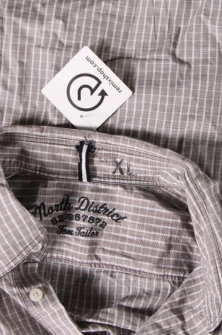 Ανδρικό πουκάμισο Tom Tailor, Μέγεθος XL, Χρώμα Γκρί, Τιμή 7,15 €