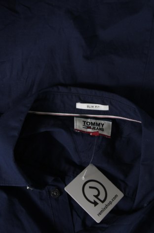 Herrenhemd Tommy Jeans, Größe L, Farbe Blau, Preis 52,19 €