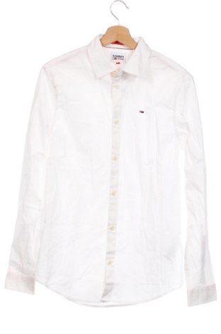 Ανδρικό πουκάμισο Tommy Jeans, Μέγεθος S, Χρώμα Λευκό, Τιμή 49,79 €