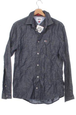 Мъжка риза Tommy Jeans, Размер S, Цвят Син, Цена 22,50 лв.