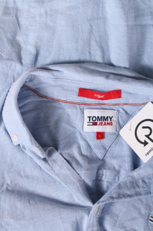 Pánská košile  Tommy Jeans, Velikost L, Barva Modrá, Cena  1 196,00 Kč