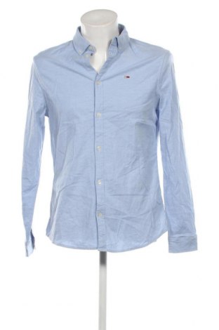 Herrenhemd Tommy Jeans, Größe L, Farbe Blau, Preis € 52,19