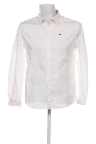 Мъжка риза Tommy Jeans, Размер XL, Цвят Екрю, Цена 123,97 лв.