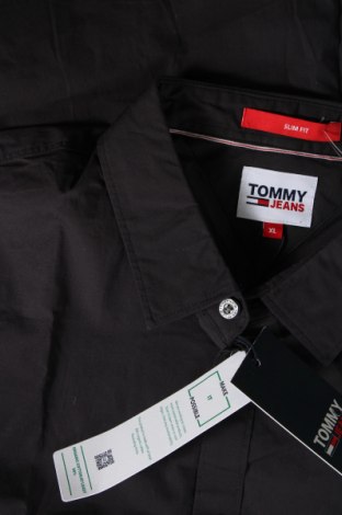 Męska koszula Tommy Jeans, Rozmiar XL, Kolor Czarny, Cena 394,81 zł