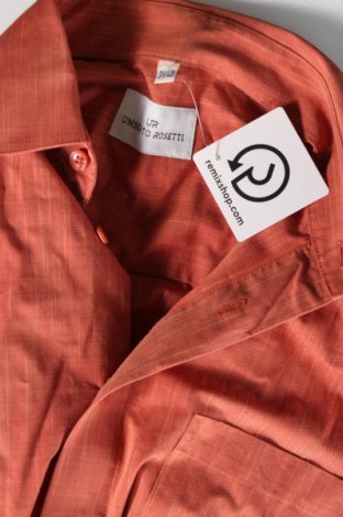 Мъжка риза Umberto Rosetti, Размер M, Цвят Оранжев, Цена 33,24 лв.