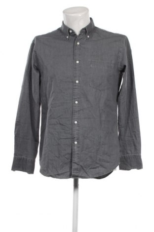 Herrenhemd Uniqlo, Größe L, Farbe Grau, Preis 23,66 €