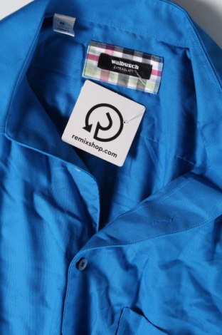 Ανδρικό πουκάμισο Walbusch, Μέγεθος L, Χρώμα Μπλέ, Τιμή 29,69 €