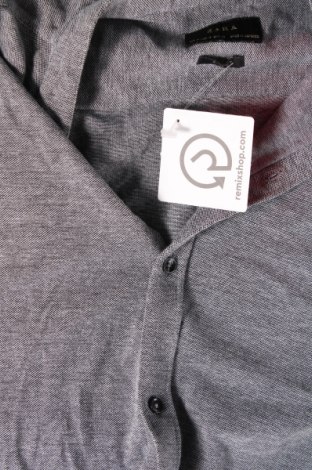 Herrenhemd Zara, Größe M, Farbe Grau, Preis 4,50 €