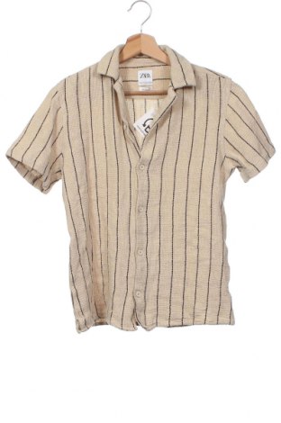 Мъжка риза Zara, Размер S, Цвят Бежов, Цена 16,20 лв.
