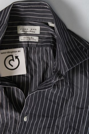 Ανδρικό πουκάμισο Zara Man, Μέγεθος XL, Χρώμα Μπλέ, Τιμή 7,15 €