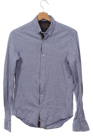 Ανδρικό πουκάμισο Zara Man, Μέγεθος S, Χρώμα Μπλέ, Τιμή 7,83 €