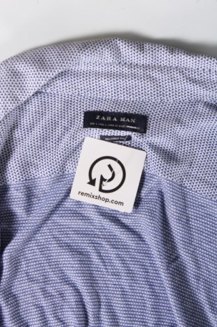 Ανδρικό πουκάμισο Zara Man, Μέγεθος L, Χρώμα Μπλέ, Τιμή 10,74 €