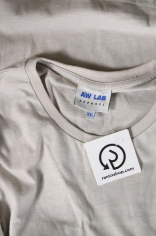 Ανδρικό t-shirt AW LAB, Μέγεθος XXL, Χρώμα Γκρί, Τιμή 10,82 €