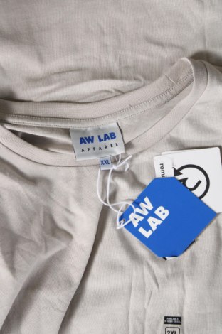 Мъжка тениска AW LAB, Размер XXL, Цвят Сив, Цена 16,80 лв.