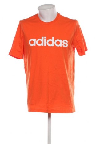 Herren T-Shirt Adidas, Größe L, Farbe Orange, Preis 8,29 €