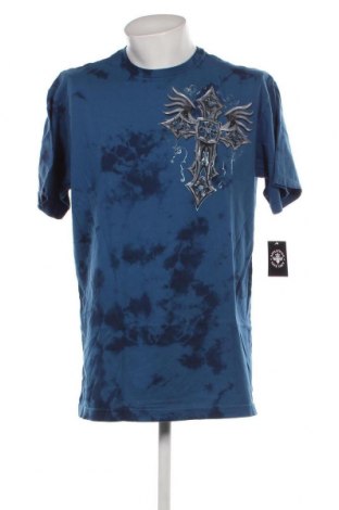 Tricou de bărbați Affliction, Mărime XXL, Culoare Albastru, Preț 115,00 Lei