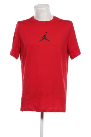 Herren T-Shirt Air Jordan Nike, Größe L, Farbe Rot, Preis 37,11 €