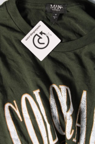 Ανδρικό t-shirt Boohoo, Μέγεθος M, Χρώμα Πράσινο, Τιμή 10,82 €