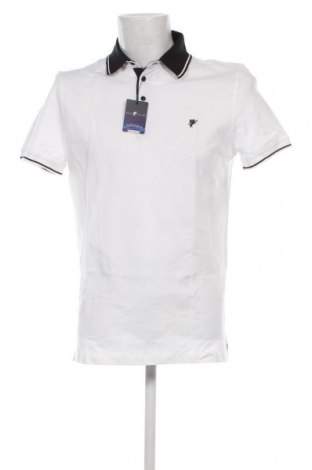 Мъжка тениска Denim Culture, Размер M, Цвят Бял, Цена 18,60 лв.