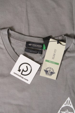 Ανδρικό t-shirt Dockers, Μέγεθος M, Χρώμα Γκρί, Τιμή 26,56 €