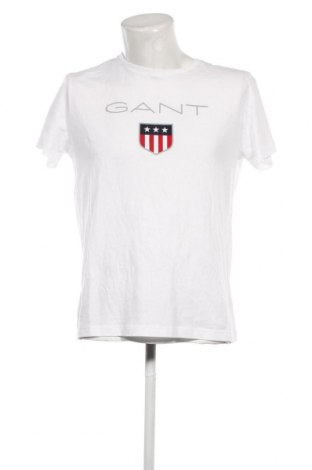 Herren T-Shirt Gant, Größe M, Farbe Weiß, Preis € 37,11