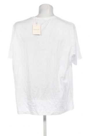 Ανδρικό t-shirt Gant, Μέγεθος 3XL, Χρώμα Λευκό, Τιμή 37,11 €