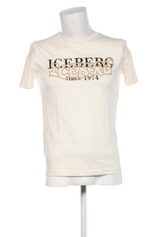 Herren T-Shirt Iceberg, Größe S, Farbe Ecru, Preis 58,76 €