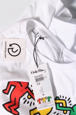 Herren T-Shirt Keith Haring, Größe XS, Farbe Weiß, Preis € 13,58
