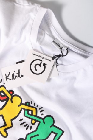 Herren T-Shirt Keith Haring, Größe L, Farbe Weiß, Preis € 15,98