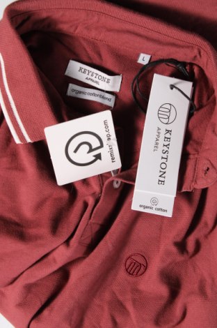 Ανδρικό t-shirt Keystone, Μέγεθος L, Χρώμα Κόκκινο, Τιμή 15,98 €