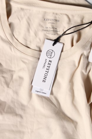 Ανδρικό t-shirt Keystone, Μέγεθος XL, Χρώμα  Μπέζ, Τιμή 15,98 €
