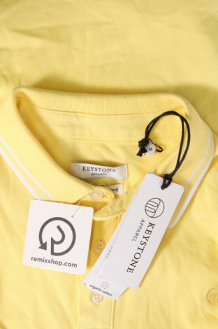 Мъжка тениска Keystone, Размер M, Цвят Жълт, Цена 31,00 лв.