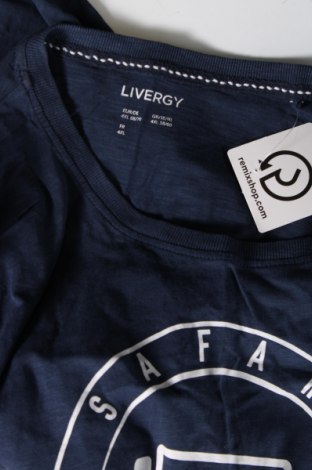 Ανδρικό t-shirt Livergy, Μέγεθος XL, Χρώμα Μπλέ, Τιμή 6,62 €