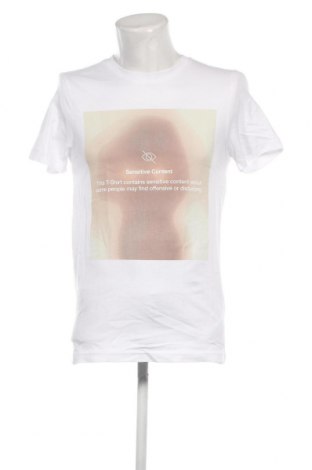 Herren T-Shirt Mister Tee, Größe S, Farbe Weiß, Preis 8,95 €