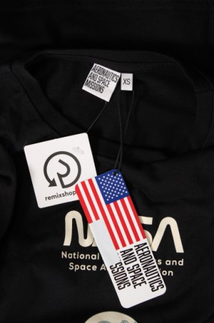 Ανδρικό t-shirt NASA, Μέγεθος XS, Χρώμα Μαύρο, Τιμή 12,46 €